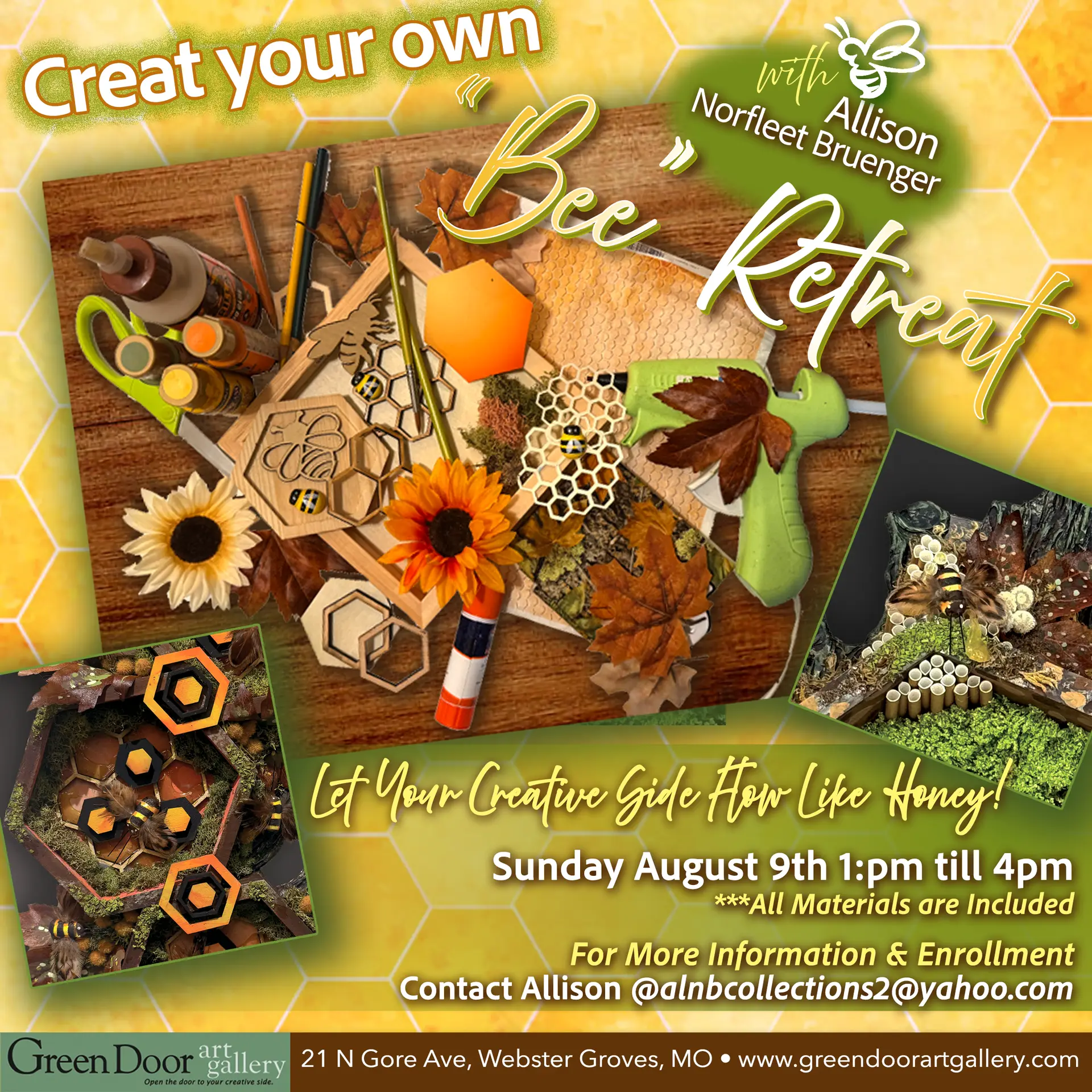 Create Your Own “Bee Retreat” with Allison L Norfleet Bruenger