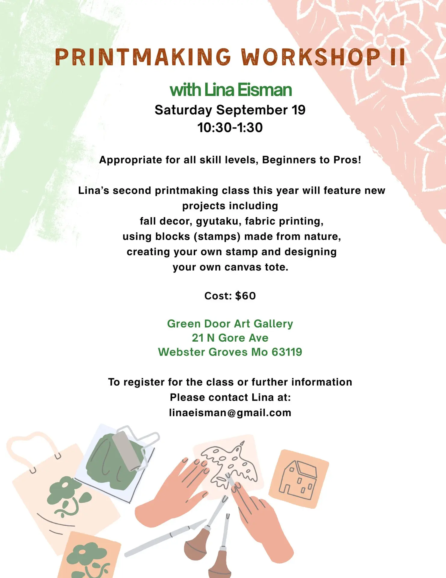 printmaking 2 with Lina Eisman