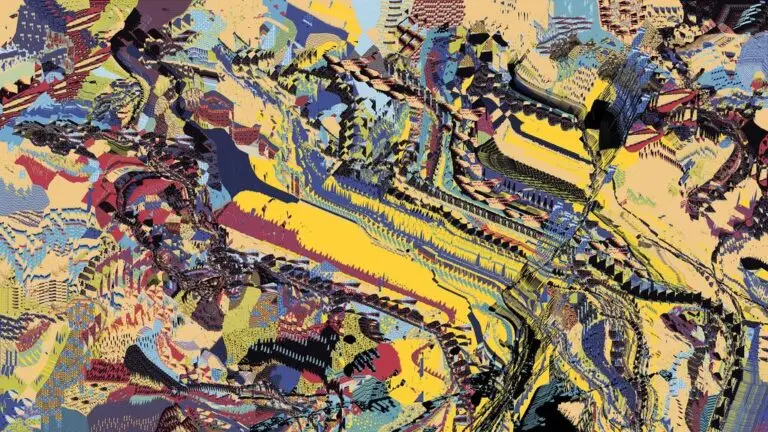 Patterns Forever - ©Matt Bryan - dye sublimated aluminum - 36 x 20.25 inches - $1200